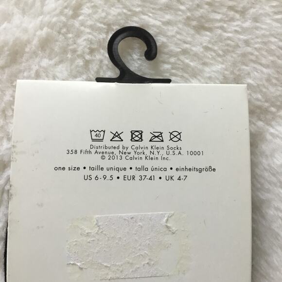 Calvin Klein Black 2 Pairs Non-Slip Heel Socks - Picture 5 of 8